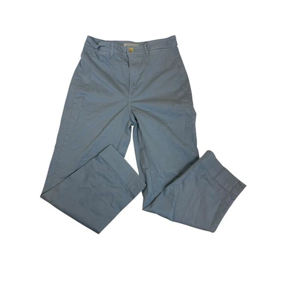 Everlane The Lightweight Straight Leg Crop Chino Pant in Light Blue Women’s Sz 4 - Picture 2 of 6